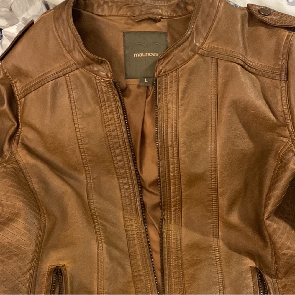 Maurice’s faux leather jacket . Excellent Condition